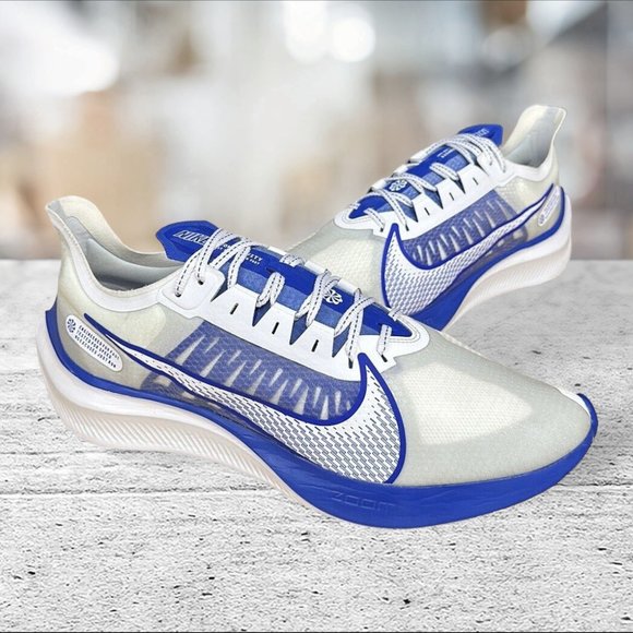 Nike Zoom Gravity Racer #BQ3202-100 Blue/White Men's Running Shoes Size 13 EUC - Picture 1 of 11